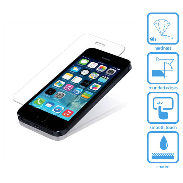 iPhone 5/5S/5C/5SE Tempered Glass Screen Protector